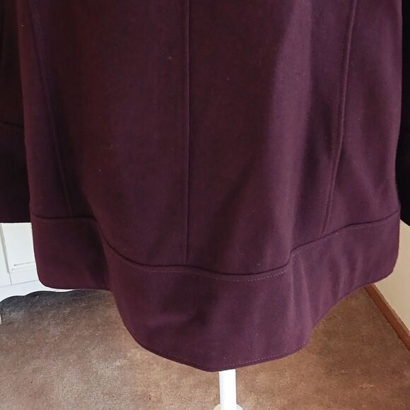 Guess Wool Moto/Pea Coat wirh Zippers - Picture 9 of 14